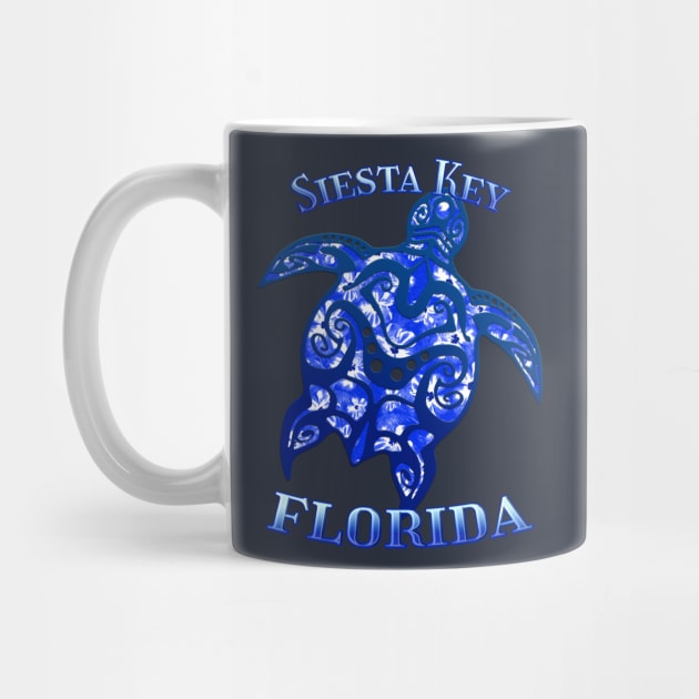 Siesta Key Florida Vacation Tribal Turtle by macdonaldcreativestudios